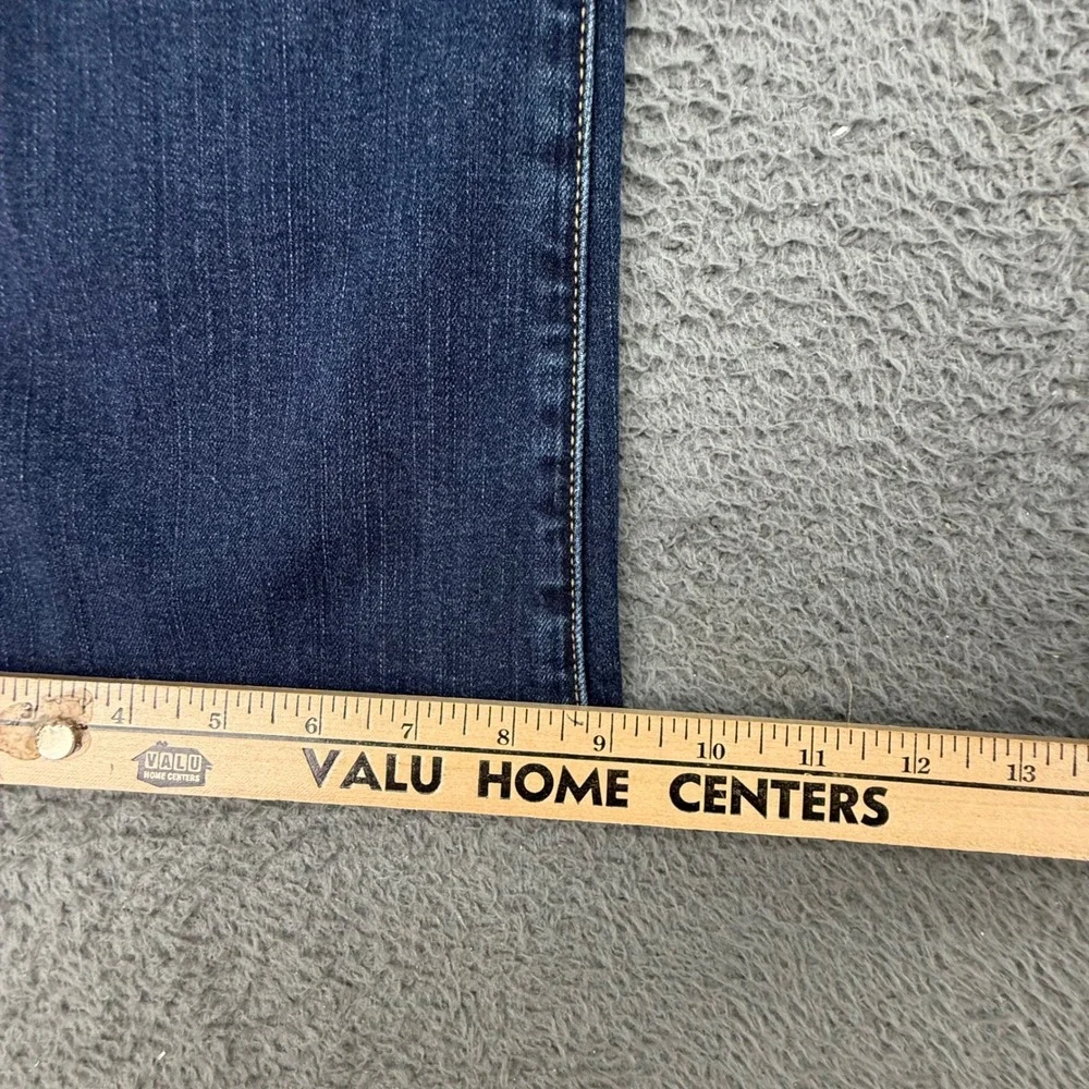 American Eagle Kick Boot Jeans Men 12 Short Blue Super Stretch Dark Wash